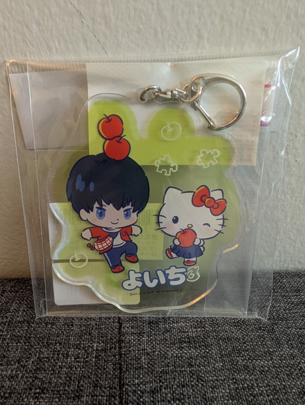 Blue Lock X Sanrio Yoichi Isagi Hello Kitty Acrylic Keychain Brand New